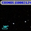 COSMOS J100021.74+015131.4