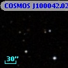 COSMOS J100042.02+015121.8