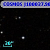 COSMOS J100037.90+015102.4
