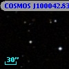 COSMOS J100042.83+015054.9