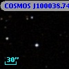 COSMOS J100038.74+015046.1