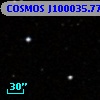 COSMOS J100035.77+014957.8
