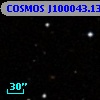 COSMOS J100043.13+014950.2