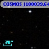 COSMOS J100039.64+014930.4