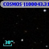 COSMOS J100043.31+014925.8