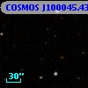 COSMOS J100045.43+014928.5