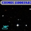 COSMOS J100039.02+014830.3