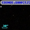 COSMOS J100027.72+014818.6
