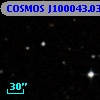 COSMOS J100043.03+014816.8
