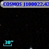 COSMOS J100022.42+014817.9