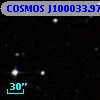 COSMOS J100033.97+014814.4