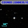 COSMOS J100038.31+014800.0