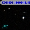 COSMOS J100041.49+014750.7