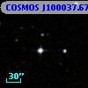 COSMOS J100037.67+014746.3