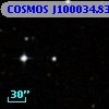 COSMOS J100034.83+014739.9