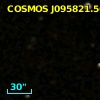 COSMOS J095821.56+015300.0