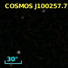 COSMOS J100257.77+020545.3