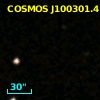 COSMOS J100301.41+020045.6