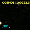 COSMOS J100222.30+020732.1
