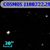COSMOS J100222.28+020729.4