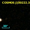 COSMOS J100222.34+020719.3