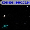 COSMOS J100222.04+020708.2