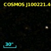 COSMOS J100221.46+020620.4