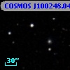 COSMOS J100248.04+020509.4