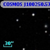 COSMOS J100250.57+020457.0