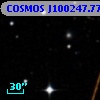 COSMOS J100247.77+020426.0