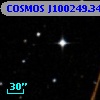 COSMOS J100249.34+020302.0