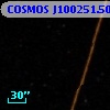 COSMOS J100251.50+015844.9