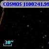 COSMOS J100241.98+015817.7
