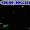 COSMOS J100209.61+015825.9