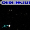 COSMOS J100115.89+020700.8