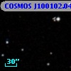 COSMOS J100102.04+015804.7