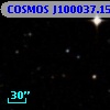 COSMOS J100037.15+020729.7