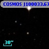 COSMOS J100033.67+020727.1