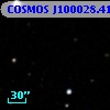 COSMOS J100028.41+020703.3