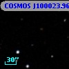 COSMOS J100023.96+020649.3