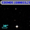 COSMOS J100033.27+020618.0