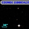 COSMOS J100034.37+020617.6