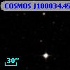 COSMOS J100034.45+020601.2