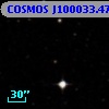 COSMOS J100033.47+020558.2