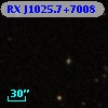 RX J1025.7+7008