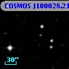 COSMOS J100028.21+020543.1