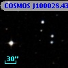 COSMOS J100028.43+020532.2