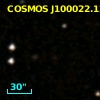 COSMOS J100022.12+020521.6