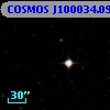 COSMOS J100034.09+020520.7