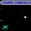 COSMOS J100036.34+020517.6
